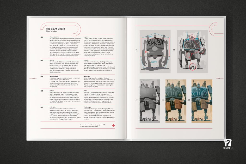 Tavola interna di Artbook 101 – Andrea Scoppetta