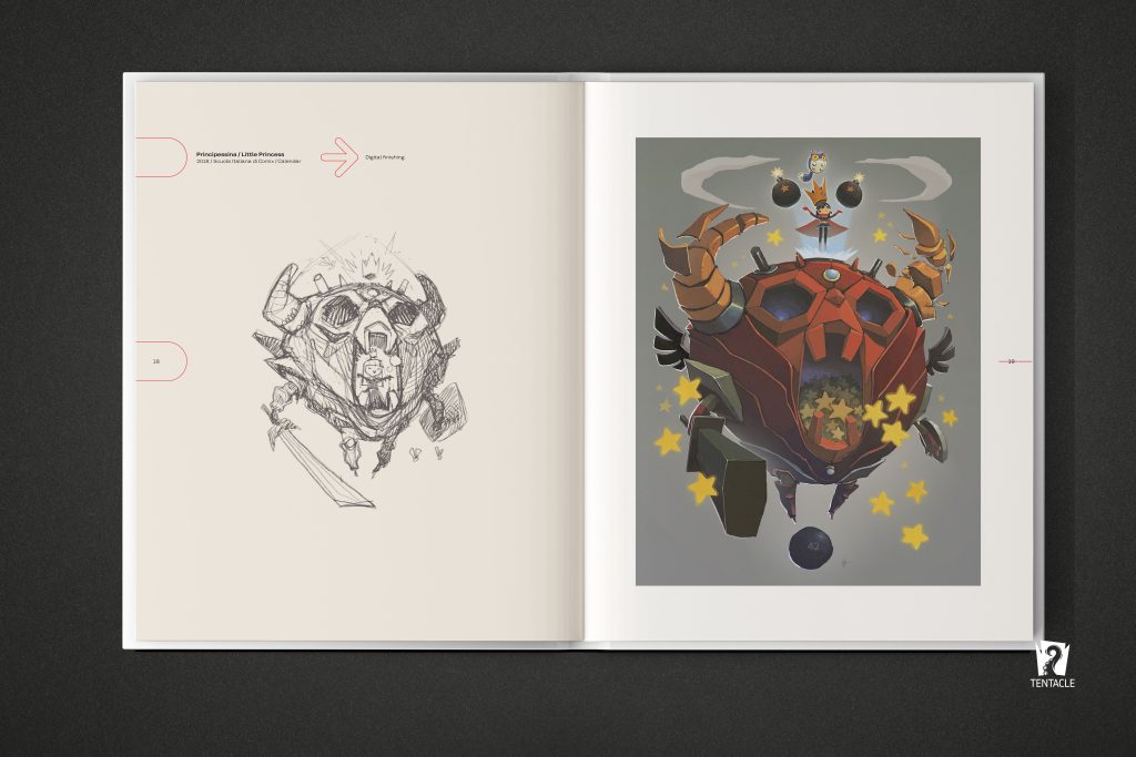 Tavola interna di Artbook 101 – Andrea Scoppetta