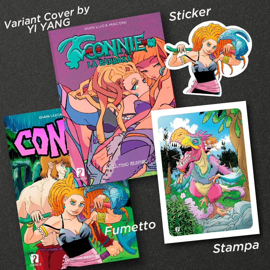 Contenuto dell'edizione Deluxe: fumetto, variant cover, stampa e sticker