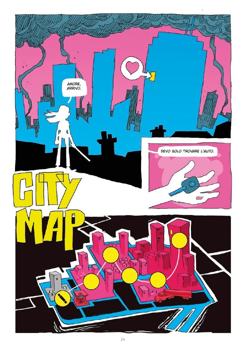 La mappa della città